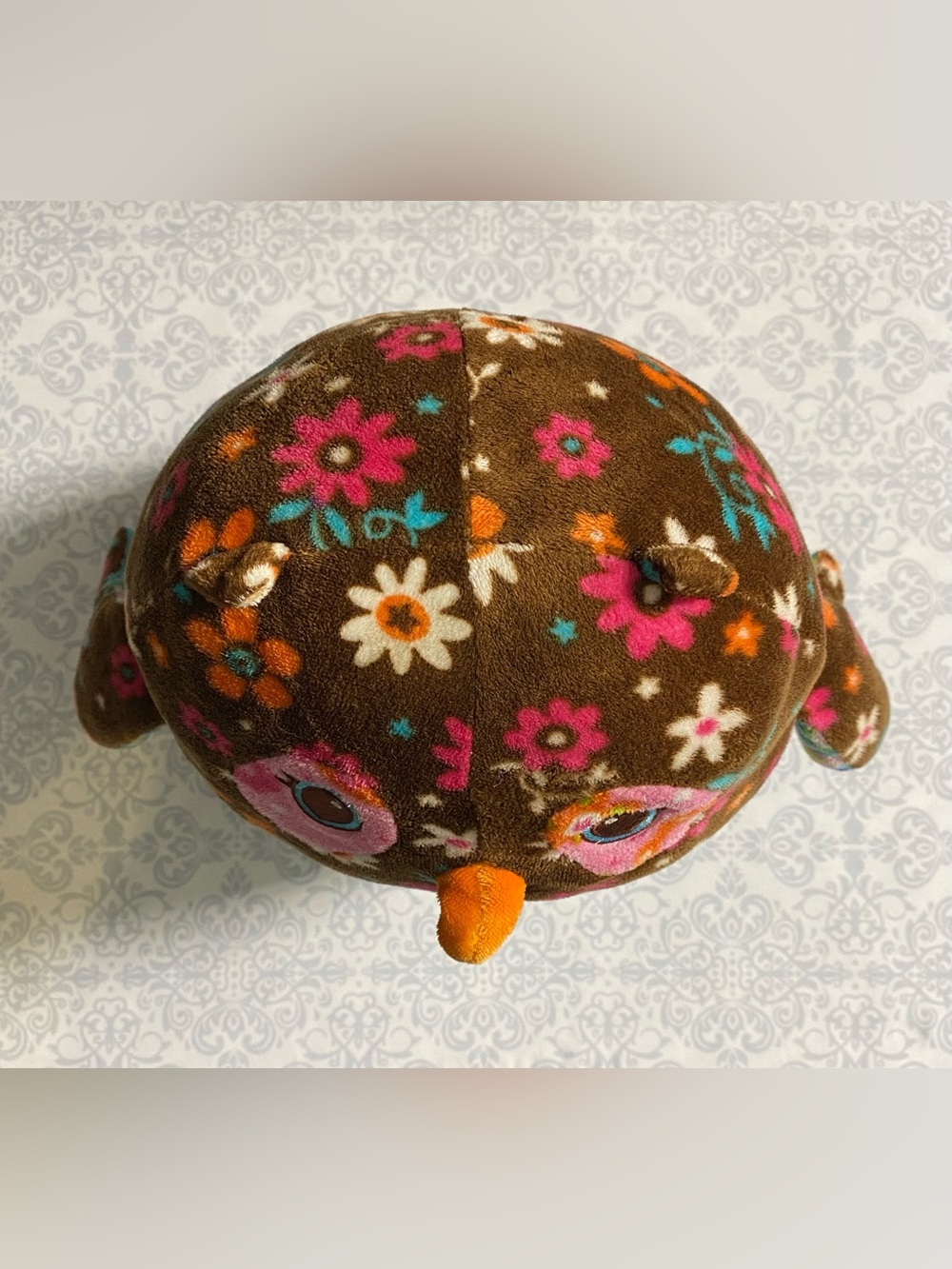 Mary Meyer Paisley Floral Print, Plush Owl Stuffed Animal - Picture 5 of 16